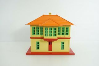 Mth Tinplate Standard Gauge Vintage Yellow And Orange 437 Switch Tower