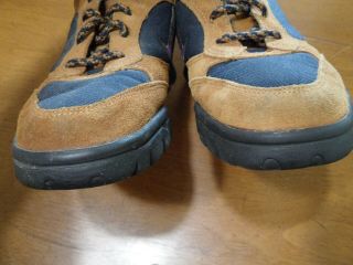 Vintage Nike ACG Trail Hiking Boots Shoes Brown Suede Purple Swish 950406 Size 9 5