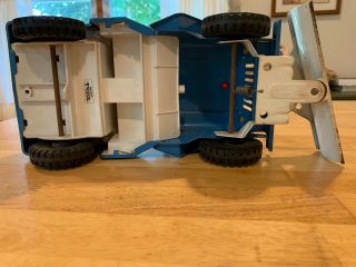 Vintage Tonka Jeep Wrecker Tow Truck Pressed Steel Toy Blue 8