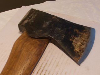 VINTAGE SWEDISH SINGLE BIT FOREST AXE GBA GRANSFORS BRUK SWEDEN HANDLE 7