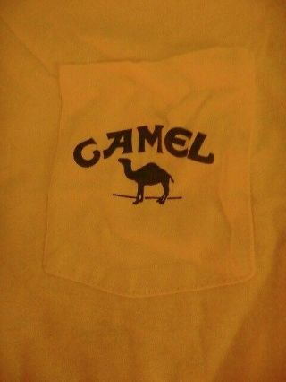 Vintage Camel advertising t shirts.  A pack of 4 shirts. 4