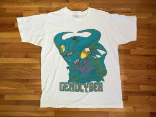 1996 Genocyber Vajranoid Vintage 90s Anime T - Shirt Ghost In The Shell Akira Xl