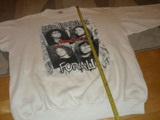 Metallica 1989 And justice for all college shirt slayer megadeth 7