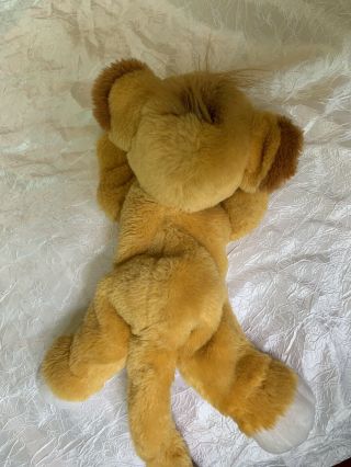 Vintage 1993 MATTEL DISNEY Rare Plush SIMBA Floppy Laying LION KING Cub Stuffed 5