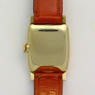 Vintage ca.  1950 ' s 10K Yellow Gold Hamilton 747 Wristwatch 5