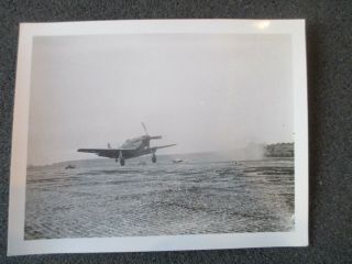 Ww2 4 " X 5 " B&w Press Photo: Thunderbolt Of The 354th Fighter Group