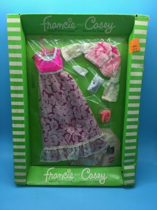 1242 Altogether Elegant 1970 Francie Doll Outfit Nrfb Mod Vintage Barbie