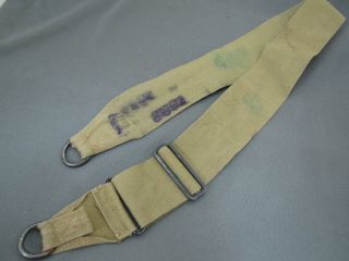 Salty 1942 dated WW2 US Army musette bag strap 2