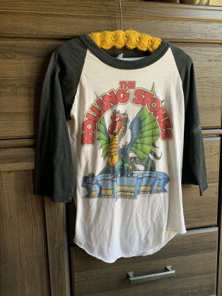 Vintage The Rolling Stones 1981 Tour T - Shirt Los Angeles Size S Prince