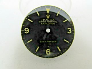 Vintage Rolex EXPLORER 1016 Gilt 369 Refinished Gilt Dial 7