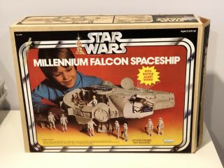 Vintage Star Wars Millenium Falcon Complete With Box And Instructions