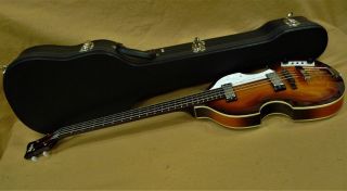 Hofner Violin Beatle Bass Guitar & Case Great Uk Vintage Vibe Sunburst Hi - Bb - Sb