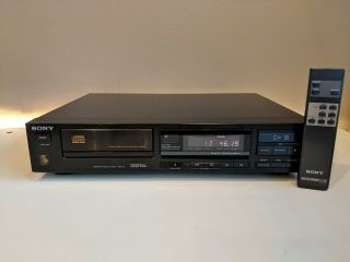 Vintage Sony Cdp - 31 Compact Disc Player Digital Cd Audio W/remote
