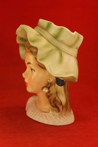 Vintage Enesco Lady Head Vase 