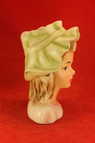 Vintage Enesco Lady Head Vase 