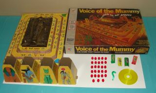 Rare Very Vintage 1971 Voice Of The Mummy Milton Bradley Board Game