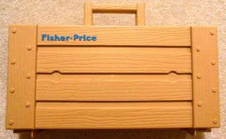 Vintage 1980s Fisher Price 6613 - DESIGN - A - SAUR BONES - Dinosaur Set With Case 5