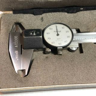 Vintage Mitutoyo Made In Japan No.  537 - 110 - Sliding 8 " Micrometer Caliper Tool