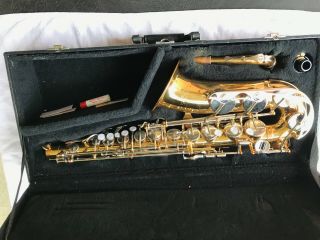 Vintage Leblanc Vito Alto Saxophone With Hard Case.  Serial 549210 Japan