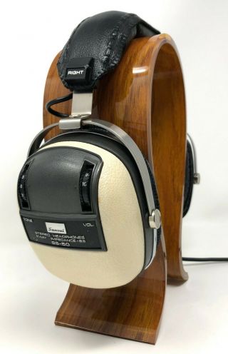 Vintage Sansui Ss - 50 Stereo Headphones - And Recapped