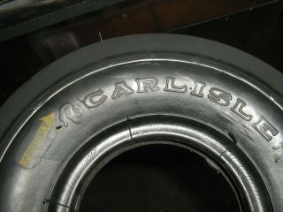 Vintage NOS Carlisle Indian Head Go Kart Racing Slick Tires,  4 Tires 6