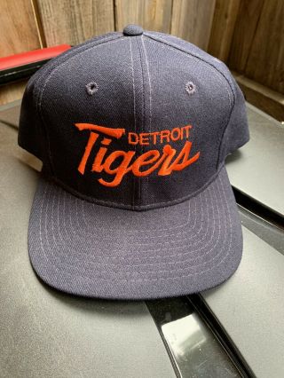 Vintage Detroit Tigers Sports Specialties Snapback Script Nwa Eazy E Raiders
