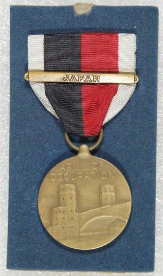 Us Military Medal: Wwii Occupation,  Army W/japan Bar