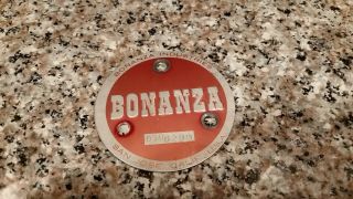 Bonanza Mini Bike Badge Vintage