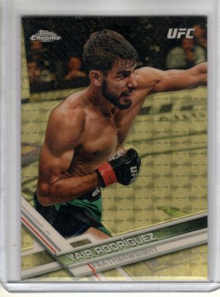 2017 Topps Ufc Chrome Yair Rodriguez 91 Superfractor 1/1 One - Of - One Rare Sp