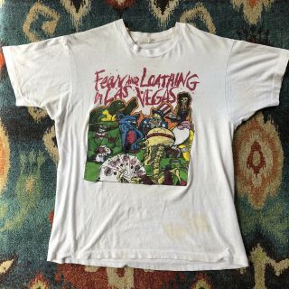 Vintage Grateful Dead Santana Fear And Loathing In Las Vegas 1991 Tour T Shirt