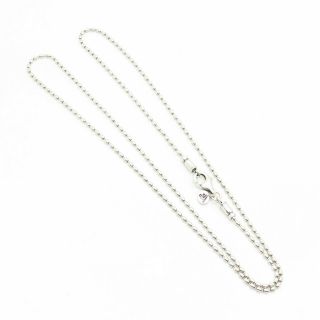 SILPADA 925 Sterling Silver Handcrafted Designer Bead Chain Necklace 4