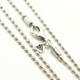 SILPADA 925 Sterling Silver Handcrafted Designer Bead Chain Necklace 6