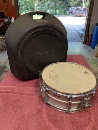 Vintage 1960’s Ludwig Snare Drum 1276279 With Hard Case / Band /