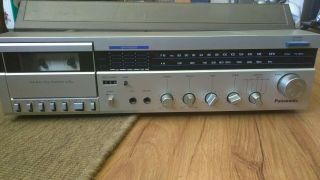 Vintage Panasonic Sg - V55 Turntable & Cassette Tape Player Am/fm Radio