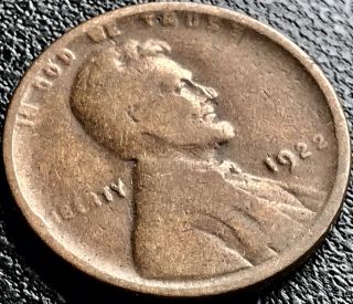 1922 No D Wheat Cent Rare Error Lincoln Penny 1c Denver 18220