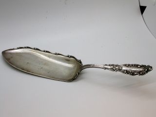 Gorham Mfg.  Co.  Luxembourg Sterling Fish Slice With Mono