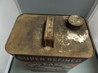 Vintage Aero Eastern 2 Gallon Oil Can With Airplane 5