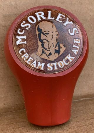 Vintage Round Beer Tap Mcsorley’s Ale