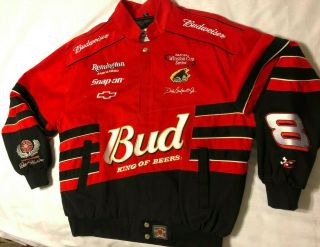 Vintage Dale Earnhardt Jr.  Bud Winston Cup Series Nascar Jacket Xl