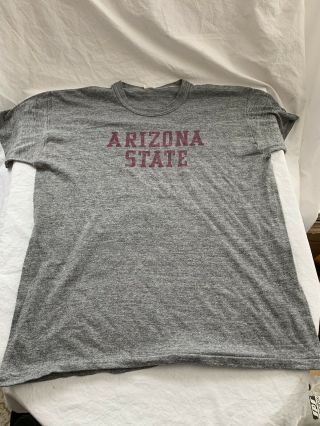 Vintage 1970s/1980s Russell Athletic Asu T Shirt Tri Blend March Madness