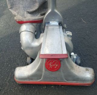 VINTAGE KIRBY UPRIGHT VACUUM CLEANER MODEL 513 - RUNS - SEE DETAILS USA 3