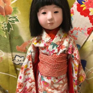 Vintage Japanese Ichimatsu Doll 24 Inches Kimono From Japan