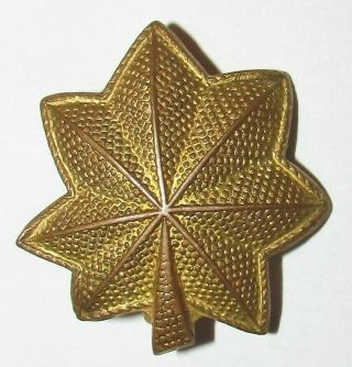 Gold Plate Ww2 Majors Collar Pin United States Army Air Force Military Insignia