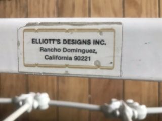 Vintage Elliott’s Designs Victorian Headboard And Footboard 6