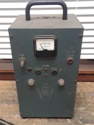 Vintage Gyro Electronics Company Box Radio Control Remote For Rc Balsa Plane