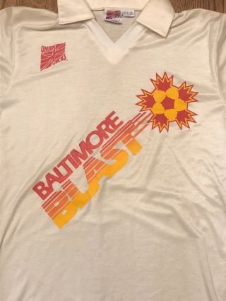 Vtg Baltimore Blast Jersey M Union Jacks MISL Soccer Shirt Football Rare Umbro 2
