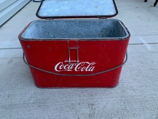 Vintage 1950s Drink Coca Cola Cooler,  Progress Refrigerator Co.  Louisville,  KY. 4