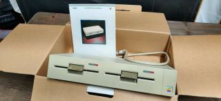 Vintage Duo Disk 5.  25 Floppy Drive Apple Ii Computers,  A9m0108in Box.