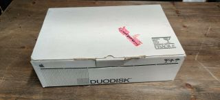 VINTAGE DUO DISK 5.  25 FLOPPY DRIVE APPLE II COMPUTERS,  A9M0108In box. 5