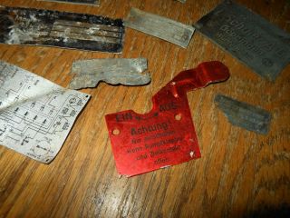 WW2 German Luftwaffe Aircraft - DATA PLATE / COCKPIT LABEL SET 4 - 3